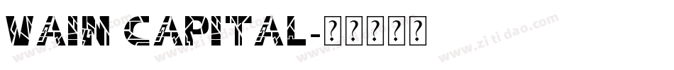 vain capital字体转换